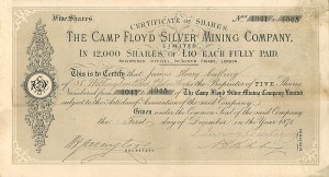 Camp Floyd Silver Mining Co.